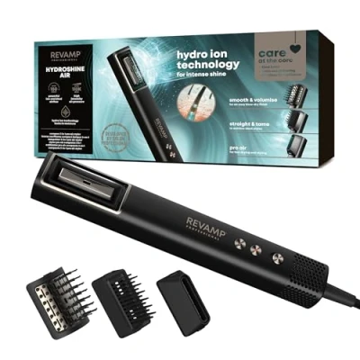 Image of Revamp HydroShine Air Compact 3 in 1 Ionic Styler
