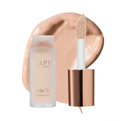 Image of Satin Silk Longwear Concealer Lightweight, Hydrating &amp; Long Lasting from Sculpted by Aimee for Dark Circles, Blemishes and Pigmentation (Creme 2.5)