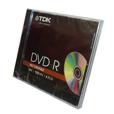 Image of TDK DVD R 4.7GB Blank DVDs (4.7 GB, R, 1 pc, Jewelcase)