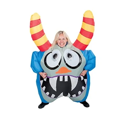 Image of Funtime Gifts Pt8350 Inflatable Monster Costume, Blue, Adult