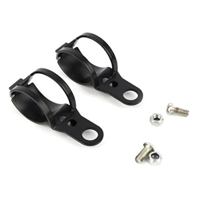 Image of Keenso 2 Pcs motorcycle Indicator Turn Signal Fork Bracket, Motorbike Mount Bracket Universal Clamp Headlight Holde 30 43mm Metal Relocation Clamps Brackets