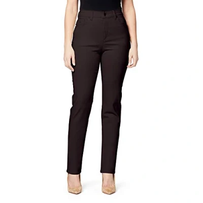 Image of Gloria Vanderbilt Women&#039;s Amanda Classic High Rise Tapered Jean Petite, Coffee Roast ds, 4