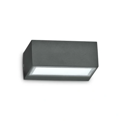 Image of Outdoor Twin Up Down Wall Light Anthracite IP44, G9