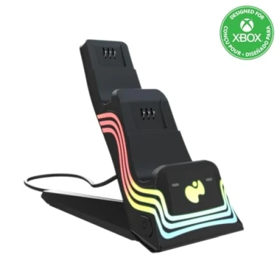 Image of PDP Xbox AFTERGLOW WAVE DUAL CHARGER Black