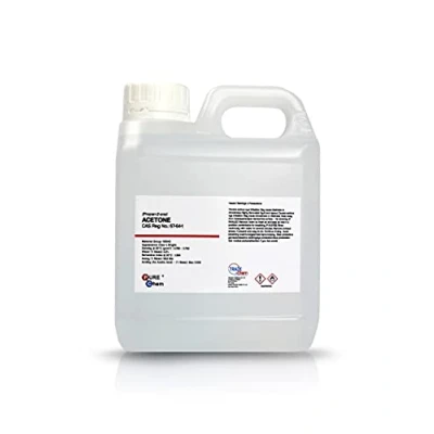 Image of Pure Acetone Acrylic Nail Remover Polish 99.8% (1L Jerry Container) Clear