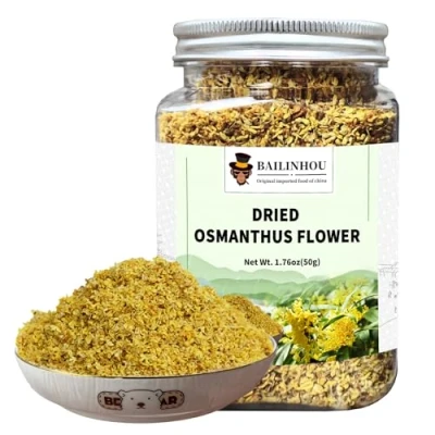 Image of Dry osmanthus fragrans 50g, Dried flower Herb Leaf Tea for cooking and baking