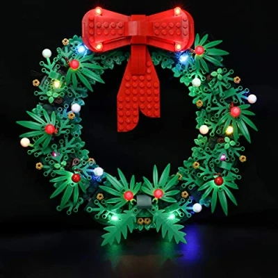 Image of LIGHTAILING Light Set For (Christmas Wreath) Building Blocks Model Led kit Compatible With Lego 40426(NOT Included The Model)