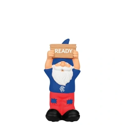 Image of FOCO Officially Licensed Rangers FC Slogan Sign Football Garden Gnome