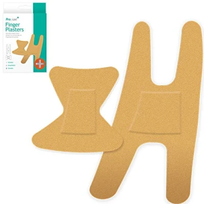 Image of 20x Finger &amp; Knuckle Plasters, Breathable Wound/Cut Injury Dressings