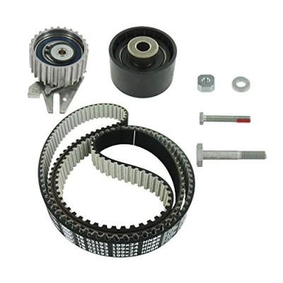 Image of 55183527, 55183528, 55187100, 55190554, 55190876 Timing belt kit SKF VKMA 05193 199 with fastening material rounded tooth profile