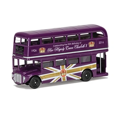 Image of Corgi CC82326 The 90th Birthday of HM Queen Elizabeth II Commemorative Die Cast Souvenir Classic Routemaster Model