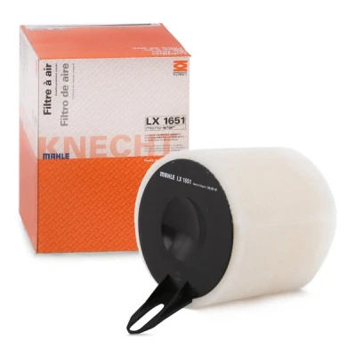 Image of 13717532754, 1438687, 7532754 Air Filter MAHLE ORIGINAL LX 1651 199,0mm 137,0, 127mm 160,5mm Insert BMW: 3 Saloon, 1 Hatchback, Hatchback