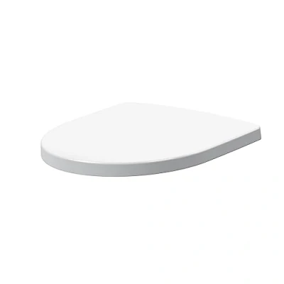 Image of nuie NCG399 Toilet Round Soft Close Top Fix Wrapover Seat, 438mm, White
