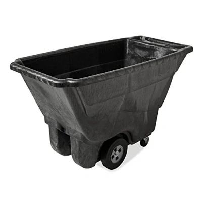 Image of Rubbermaid Commercial Products FG9T1400BLA 850 lb Structural Foam Dump Truck, Black