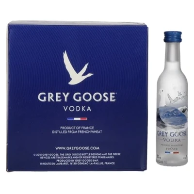 Image of Grey Goose Original Plain Vodka Miniature 5cl 12 Pack