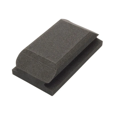 Image of Flexipads Hand Sanding Block Shaped Black 70 x 125mm FLE56010