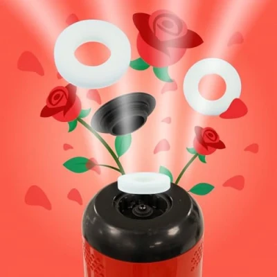Image of Reliapart 915674 Rose Scented Vacuum Cleaner Air Freshener Pods For Numatic Henry Quick Pack of 10