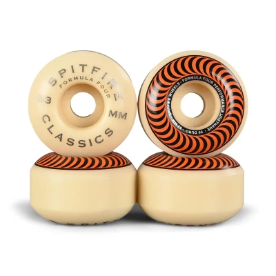 Image of Spitfire Unisex Adult Formula Four Classics 99 Classic Shape. The #1 Shape In Skateboarding Worldwide Proven for Speed and Control. Orange, 53mm