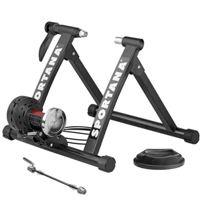 Image of Sportana Roller Trainer Bicycle Exercise At Home 6 Gears 26 28 Inches 150kg Low Noise Steel Indoor