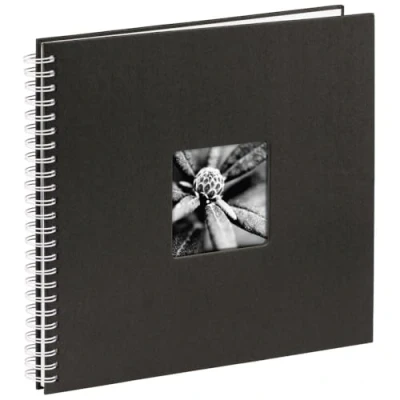 Image of Hama &quot;Fine Art&quot; Spiral Album, 36x32 cm, 50 white pages, black