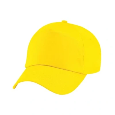 Image of Beechfield B10b Junior Original 5 Panel Cap Yellow