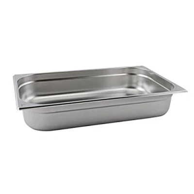 Image of Genware NEV GN11 150 Stainless Steel Gastronorm Pan, Size 1/1, mm Deep