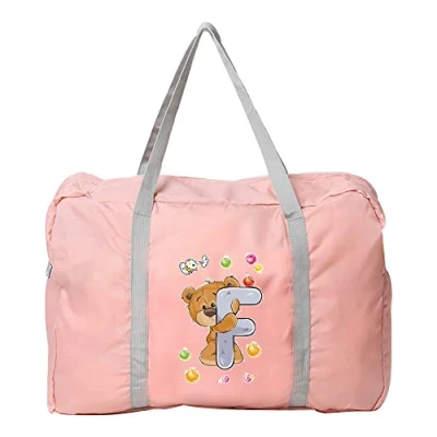 Image of Cabin Bag 45x36x20 for Easyjet Airlines Underseat Travel Holdall Carry on Hand Luggage Weekend Packable Duffel Bag,Sports Fitness (Bear F)