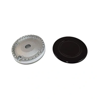 Image of Ufixt Fits Universal Cooker Gas Hob Burner Base and Cap Set 100mm