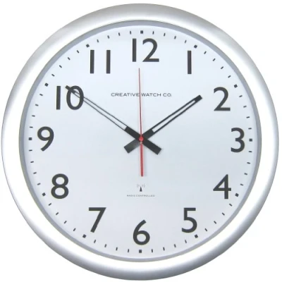 Image of Creative Watch Radio Controlled Office Large Wall Clock 36046
