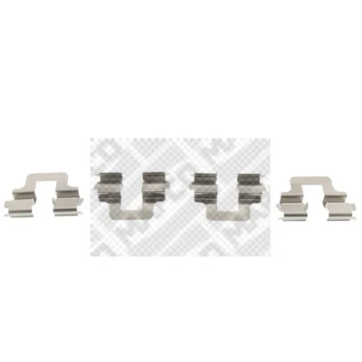 Image of 1K0615231, 1K0615231B Accessory Kit, Disc Brake pads MAPCO 9310 Rear Axle AUDI: A3 Sportback, Hatchback, A6 C6 Saloon