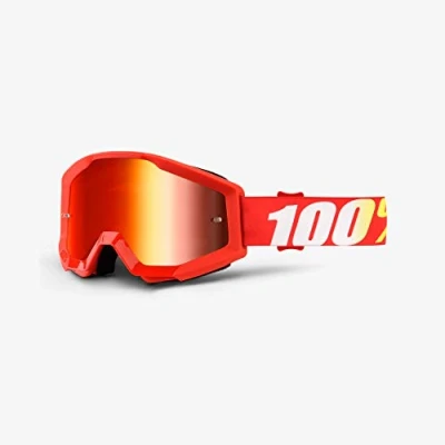 Image of 100% Strata Furnace MTB Unisex Adult Mask, Red