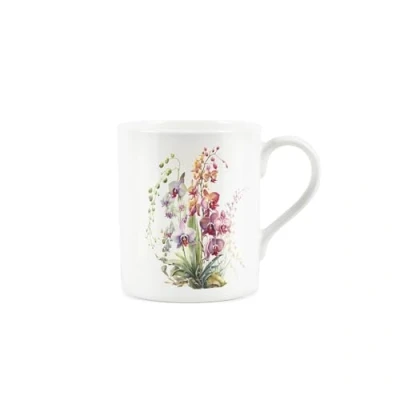 Image of Purely Home Orchids Mug Floral Plants Birthday/Anniversary Small Bone China Tea/Coffee Present Gift for Her