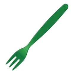 Image of Olympia Kristallon Polycarbonate Fork Green 170mm (Pack 12)