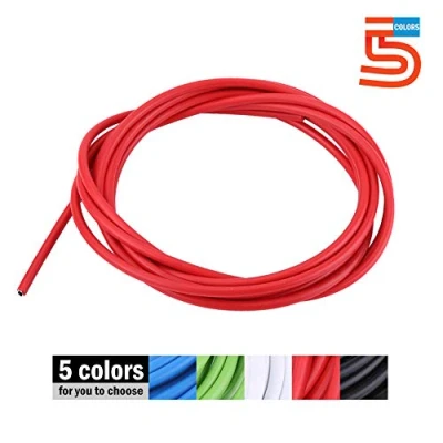Image of VGEBY Bicycle Brake Cable, Steel Bike Speed Cable for Mountain 5 Colours Red