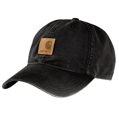 Image of Carhartt Unisex, Canvas Cap, Black, One Size