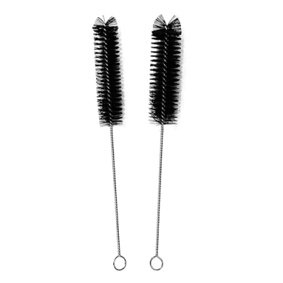 Image of fancility® 2 x cleaning brushes for brewing groups fully automatic coffee machines and machines, interior cleaning, nylon brushes, 20 25 mm