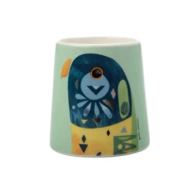 Image of Maxwell &amp; Williams Pete Cromer Porcelain 6cm Egg Cup Lorikeet