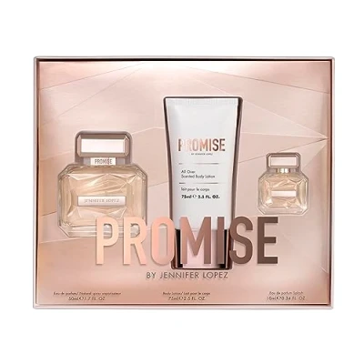 Image of Jennifer Lopez Promise Gift Set 50ml EDP, 75ml Body Lotion &amp; 10ml Mini
