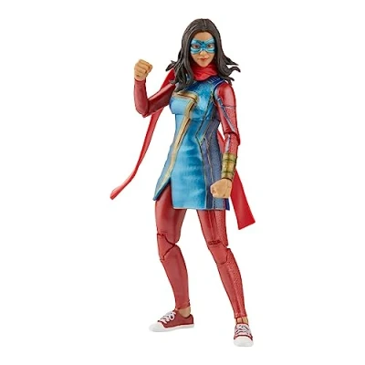 Image of Hasbro Marvel Legends Series Disney Plus Ms. MCU Action Figure 6 inch Collectible Toy, includes 2 Accessories and 1 Build A Part, Multicolor, One Size (F3857)