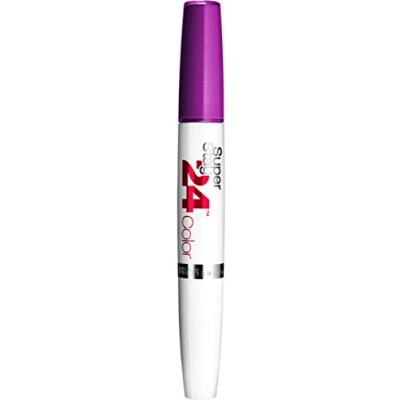 Image of Maybelline SuperStay 24 Hour Dual Ended Lipstick, 240 Plum Seduction, 9 ml