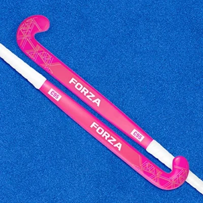 Image of FORZA C95 Hockey Sticks 95% Carbon Fibre Mid/Pro/Low Bow (37.5&quot; Mid Bow, Pink)
