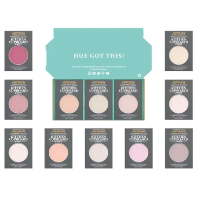 Image of Rust Oleum Kitchen Cupboard Paint in Satin Finish Sweet Pinks Tester Box