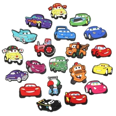 Image of 20pcs Shoe Charms for Kids,Car Croc Charms, Waterproof Anime Decoration Charm, DIY Accessories Charm kids Party Favors