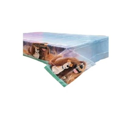 Image of ALMACENESADAN, 5156, Birthday Party Pack; Tablecloth 120 x 180 cm; License (Pets)