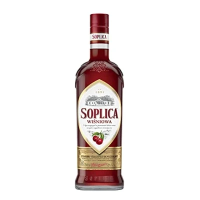 Image of SOPLICA Polish Cherry Vodka Natural Ingredients For Shots &amp; Cocktails 28% Alcohol 500 ml