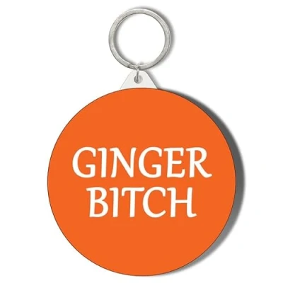 Image of Gift Insanity GINGER BITCH 58mm Keyring