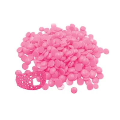 Image of SKYPRO 200g Pinkish Injection Wax Beads Jewelry Making Molding Materials Casting for DIY &amp; Craft