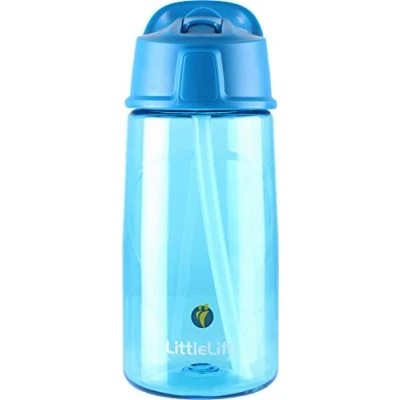 Image of LittleLife Children&#039;s Water Bottle With Easy Access Lid And Straw Leak Proof BPA Free, Blue