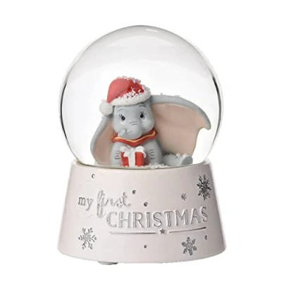 Image of Widdle Gifts Ltd Disney My First Christmas Snow Globe 80mm Dumbo 6385