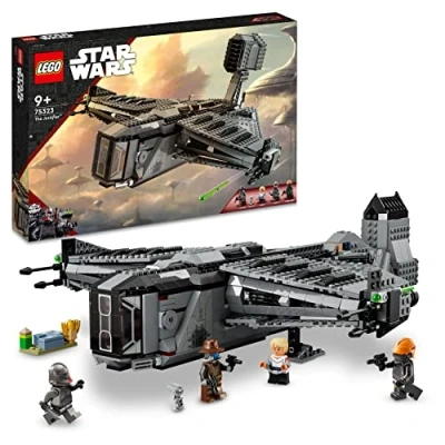 Image of LEGO Star Wars The Justifier 75323 Building Kit; Buildable Starship Toy Playset for Kids Aged 9 and Over Featuring Cad Bane, Omega, Fennec Shand Hunter, Plus a Todo 360 Droid (1,022 Pieces)
